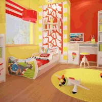 Set de mobilă pentru copii Happy Babies Dream 46 White Beige / unisex