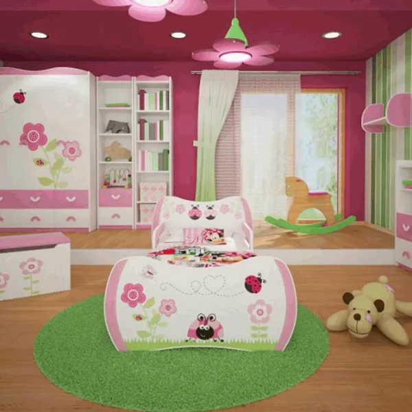 Set de mobilă pentru copii Happy Babies Dream 47 White Pink / unisex photo 1 Set de mobilă pentru copii Happy Babies Dream 47 White Pink / unisex photo 1