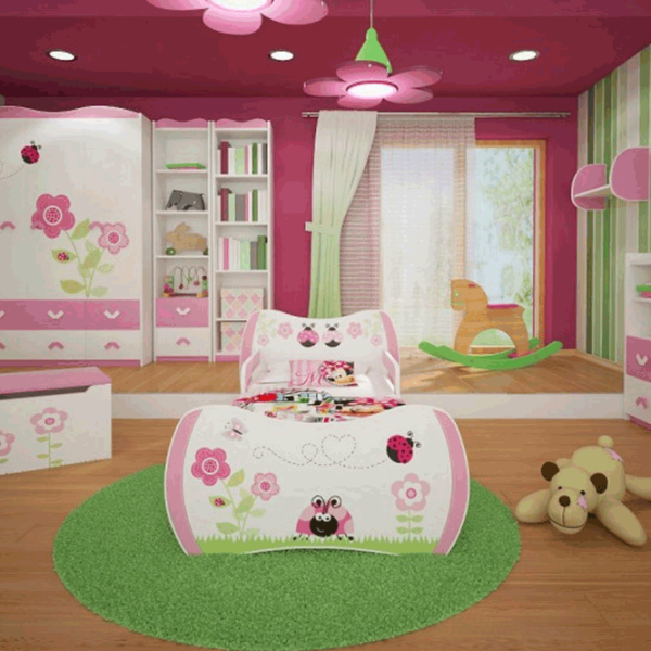 Set de mobilă pentru copii Happy Babies Dream 47 White Pink / unisex photo 1 Set de mobilă pentru copii Happy Babies Dream 47 White Pink / unisex photo 1