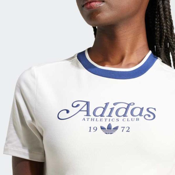 Tricou pentru femei Adidas Baby Tee Grx 93% bumbac / White photo 5 Tricou pentru femei Adidas Baby Tee Grx 93% bumbac / White photo 5