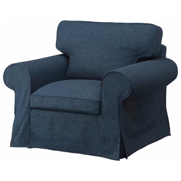 Кресло Ikea Ektorp/Kilanda Brown Тёмно синий photo 3 Кресло Ikea Ektorp/Kilanda Brown Тёмно синий photo 3