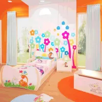 Set de mobilă pentru copii Happy Babies Dream 16 White Beige / unisex