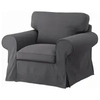 Кресло Ikea Ektorp/Hakebo Серый Серый photo 3