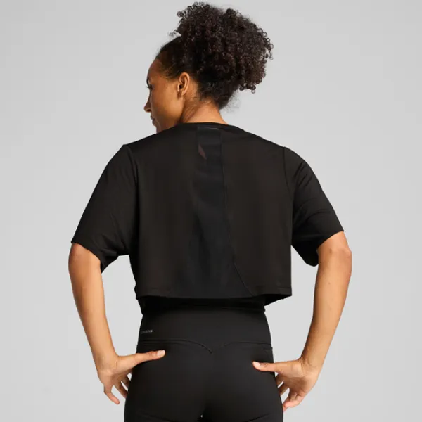 Футболка для женщин Puma W Cloudspun Mesh Tee 6 % эластан / Черный photo 5 Футболка для женщин Puma W Cloudspun Mesh Tee 6 % эластан / Черный photo 5