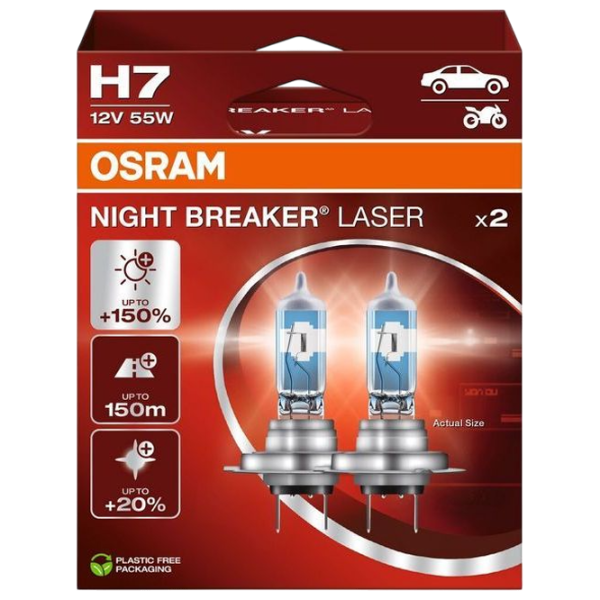 Автомобильная лампа Osram 64210NL-2HB Галоген / H7 / PX26d / 55 Вт /  photo 1