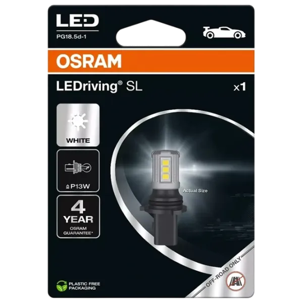Автомобильная лампа Osram 828DWP-1BL светодиодная / P13W / PG18.5d-1 / 1.6 Вт /  photo 1 Автомобильная лампа Osram 828DWP-1BL светодиодная / P13W / PG18.5d-1 / 1.6 Вт /  photo 1