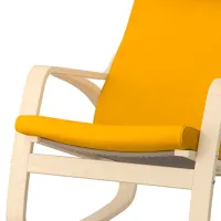 Fotoliu balansoar Ikea Poang Beige Yellow photo 2