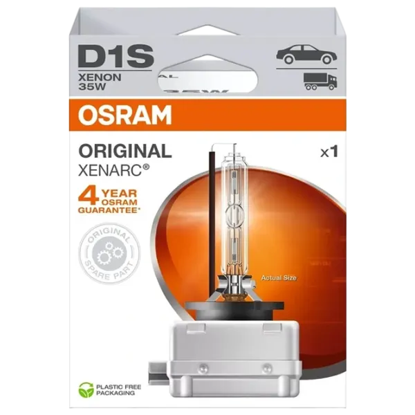 Автомобильная лампа Osram 66140-1HB Ксенон / D1S / PK32d-2 / 35 Вт /  photo 1 Автомобильная лампа Osram 66140-1HB Ксенон / D1S / PK32d-2 / 35 Вт /  photo 1