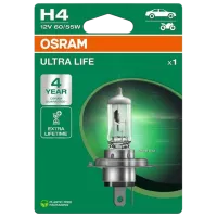 Автомобильная лампа Osram 64193ULT-1BL Галоген / H4 / P43t / 60 - 55 Вт / 