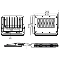 Proiector LED Horoz Margay-100 White / 13000lm photo 2