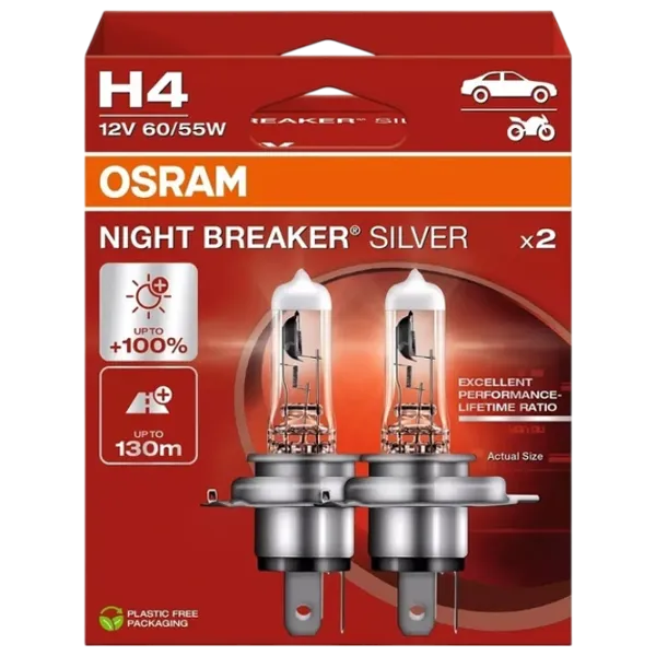 Lampă auto Osram 64193NBS-2HB Halogen / H4 / P43t / 60 - 55 W /  photo 1 Lampă auto Osram 64193NBS-2HB Halogen / H4 / P43t / 60 - 55 W /  photo 1