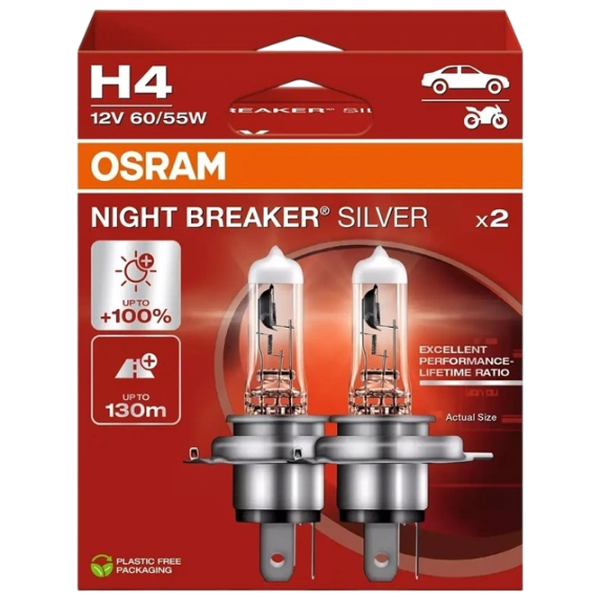 Lampă auto Osram 64193NBS-2HB Halogen / H4 / P43t / 60 - 55 W /  photo 1 Lampă auto Osram 64193NBS-2HB Halogen / H4 / P43t / 60 - 55 W /  photo 1