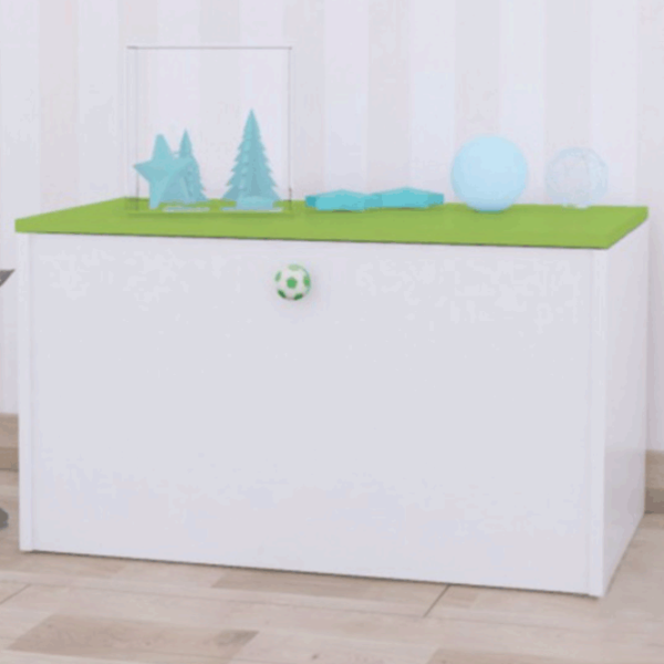 Set de mobilă pentru copii Happy Babies Mix 42 White Green / unisex photo 2
