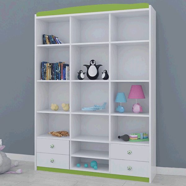 Set de mobilă pentru copii Happy Babies Mix 42 White Green / unisex photo 5