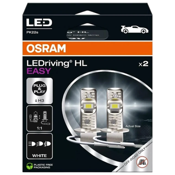 Автомобильная лампа Osram 64151DWESY-2HB светодиодная / H3 / PK22s / 8 Вт /  photo 1 Автомобильная лампа Osram 64151DWESY-2HB светодиодная / H3 / PK22s / 8 Вт /  photo 1