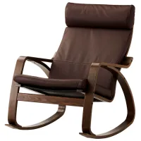 Fotoliu balansoar Ikea Poang Brown Brown