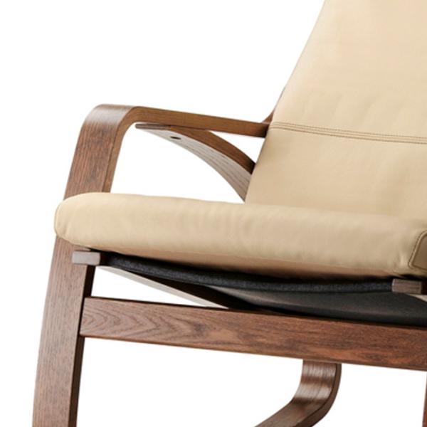 Кресло качалка Ikea Poang Brown Бежевый photo 2