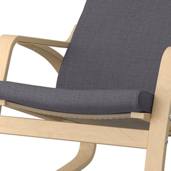 Кресло качалка Ikea Poang Beige Серый photo 2