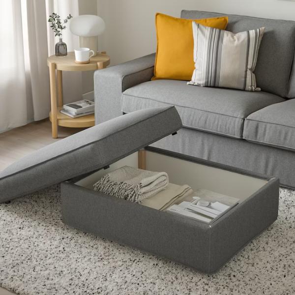Fotoliu moale Ikea Kivik  Beige Gray / Stofă  photo 2 Fotoliu moale Ikea Kivik  Beige Gray / Stofă  photo 2