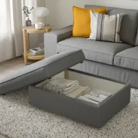 Fotoliu moale Ikea Kivik Beige Gray / Stofă photo 2