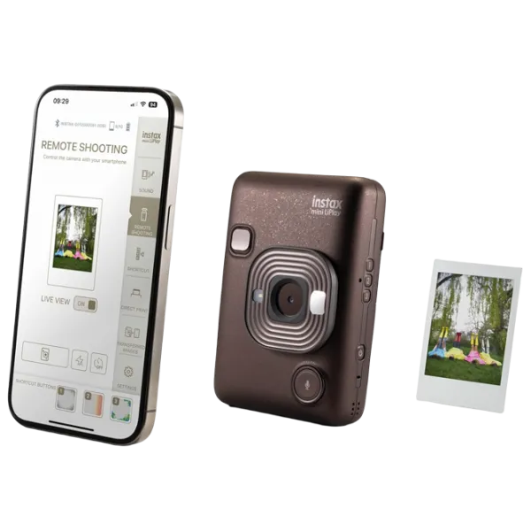 Фотоаппарат моментальной печати FujiFilm Mini LiPlay  CMOS/ Бронзовый photo 5 Фотоаппарат моментальной печати FujiFilm Mini LiPlay  CMOS/ Бронзовый photo 5