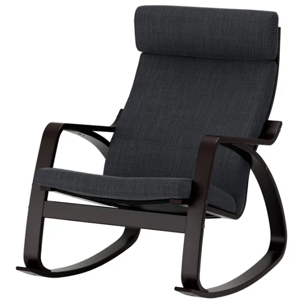 Кресло качалка Ikea Poang Beige Antracit photo 1 Кресло качалка Ikea Poang Beige Antracit photo 1