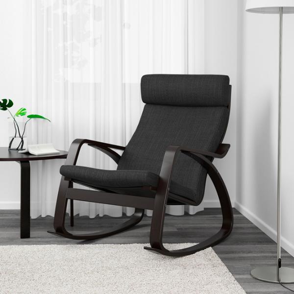 Кресло качалка Ikea Poang Beige Antracit photo 4 Кресло качалка Ikea Poang Beige Antracit photo 4