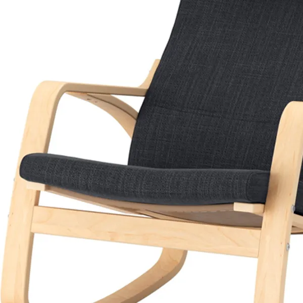 Кресло качалка Ikea Poang Beige Antracit photo 2 Кресло качалка Ikea Poang Beige Antracit photo 2