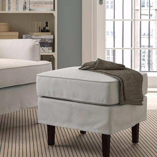 Fotoliu moale Ikea Rocksjon Gray / Stofă  photo 2