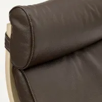 Fotoliu balansoar Ikea Poang/Glose Beige Dark Brown photo 5