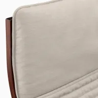 Fotoliu balansoar Ikea Poang/Knisa Brown Beige photo 2