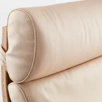 Кресло качалка Ikea Poang/Glose Beige Экрю photo 5