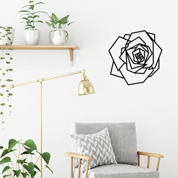 Obiect decorativ Showdeko Wall Art No.51 Wild Rose Metal photo 2
