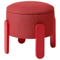 Пуф Ikea Forlunda Красный / Ткань 