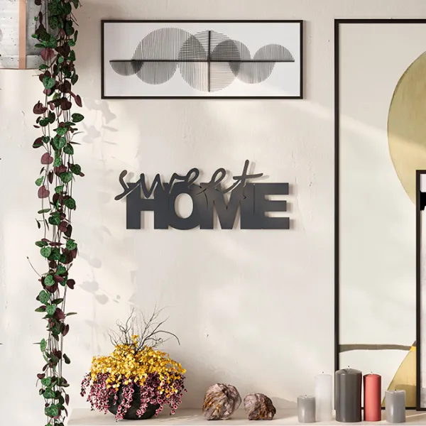 Декоративный предмет Showdeko Wall Art - Sweet Home Металл photo 2