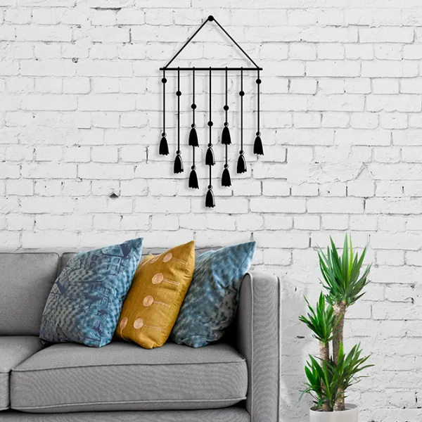 Obiect decorativ Showdeko Wall Art No.28 Tassel Metal photo 2