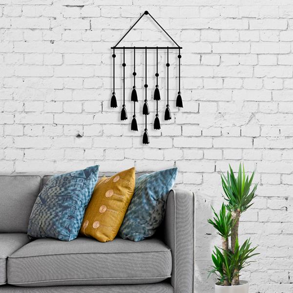 Obiect decorativ Showdeko Wall Art No.28 Tassel Metal photo 2