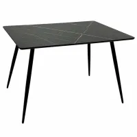 Кухонный стол зафиксированный Ambianta E 1004 МДФ/ Черный