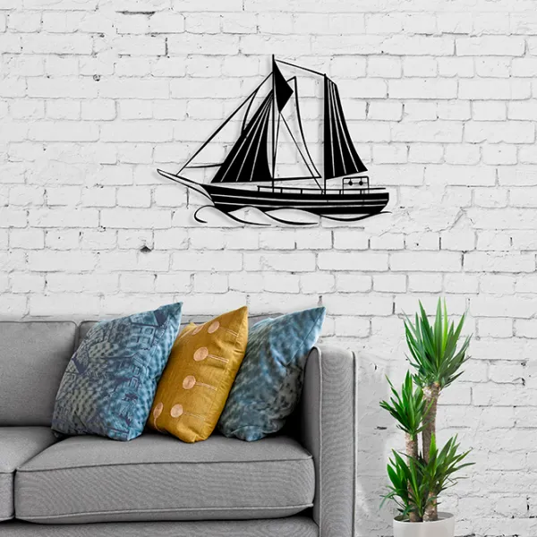 Obiect decorativ Showdeko Wall Art No.30 Sail Metal photo 2
