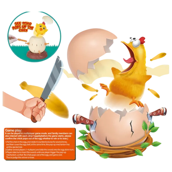 Настольная игра Board Games Scare the chickens 3+/ Стратегия photo 3 Настольная игра Board Games Scare the chickens 3+/ Стратегия photo 3