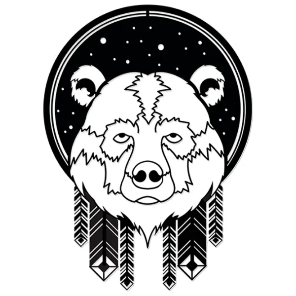 Obiect decorativ Showdeko Wall Art No.46 Bear Metal photo 1