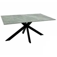 Кухонный стол зафиксированный Ambianta E 1108 МДФ/ Серый