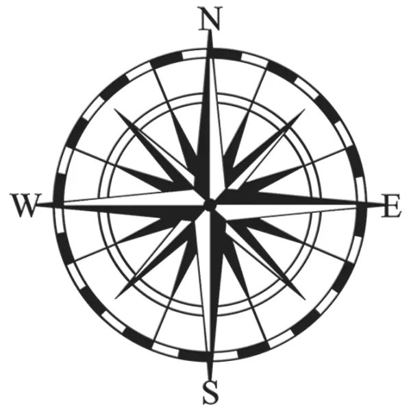 Obiect decorativ Showdeko Wall Art No.23 Compass Metal photo 1