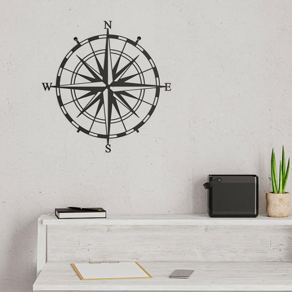 Obiect decorativ Showdeko Wall Art No.23 Compass Metal photo 2