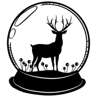 Декоративный предмет Showdeko Wall Art No.25 Deer Металл