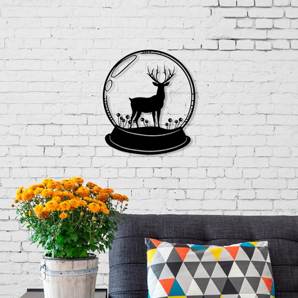 Obiect decorativ Showdeko Wall Art No.25 Deer Metal photo 2