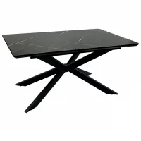 Masă de bucătărie extensibilă Ambianta E 1150 MDF/ Black photo 2