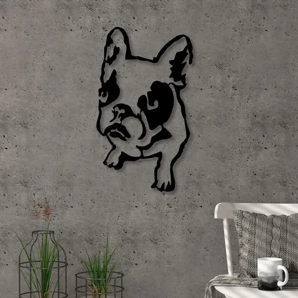 Obiect decorativ Showdeko Wall Art No.1 Dogo Metal photo 2