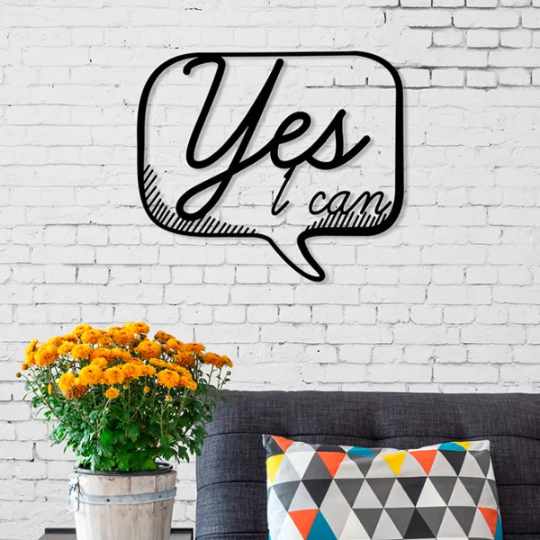 Obiect decorativ Showdeko Wall Art No.20 Yes Metal photo 2