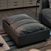 Fotoliu moale Ikea Vimle Gray / Piele photo 3
